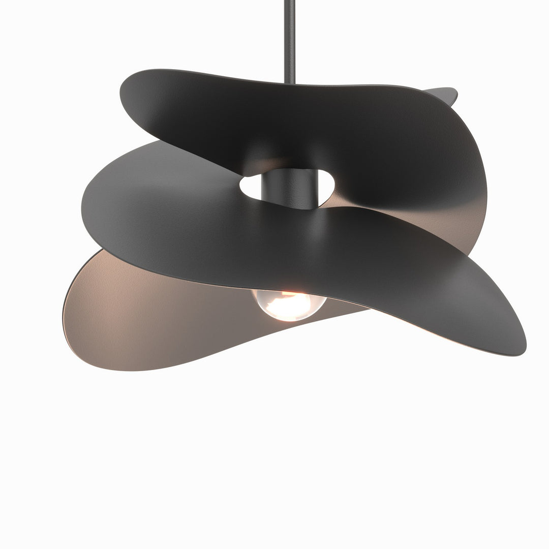 Hubbardton Forge Canada - 139450-SKT-MULT-10 - One Light Pendant - Hibiscus - Black