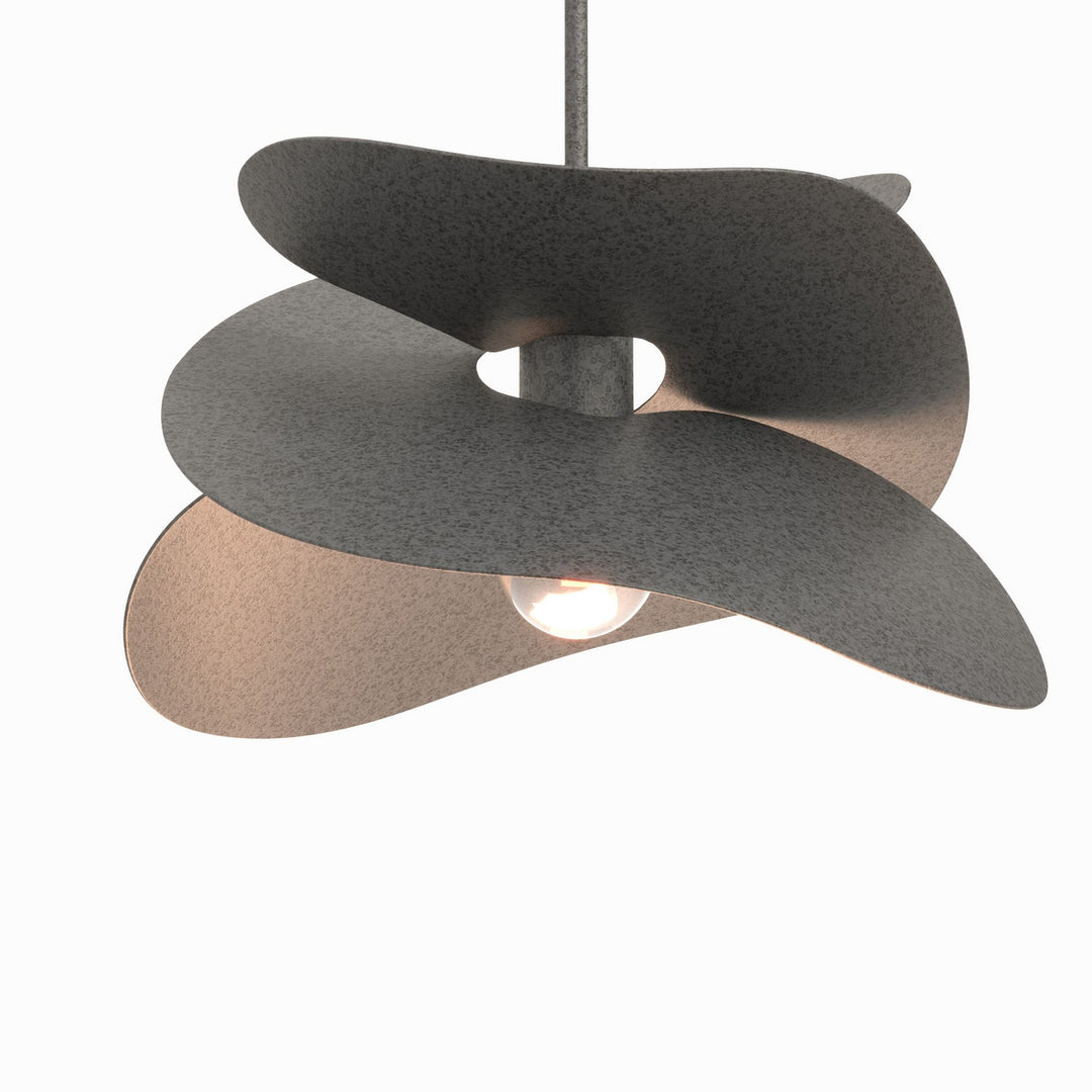 Hubbardton Forge Canada - 139450-SKT-MULT-20 - One Light Pendant - Hibiscus - Natural Iron