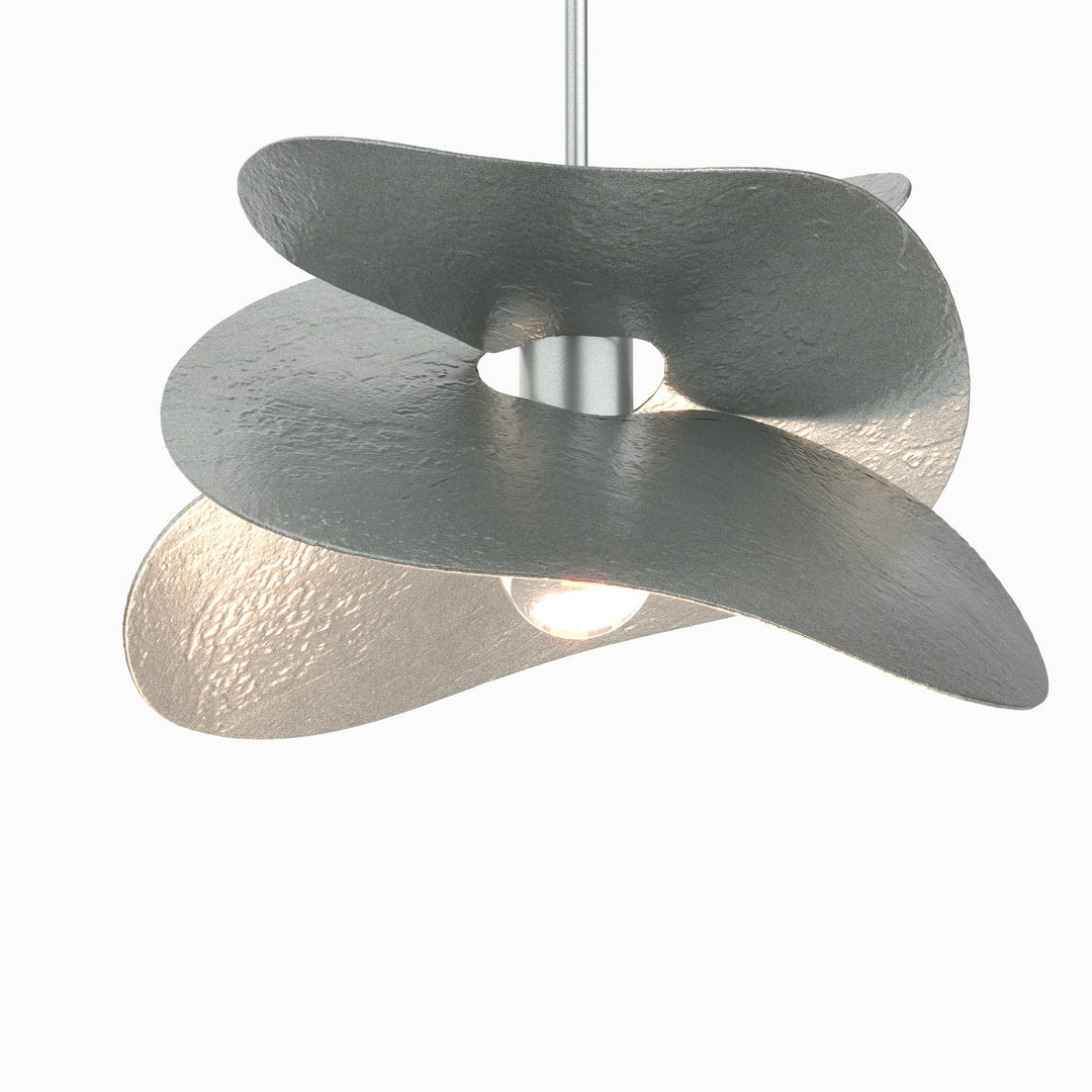 Hubbardton Forge Canada - 139450-SKT-MULT-82 - One Light Pendant - Hibiscus - Vintage Platinum