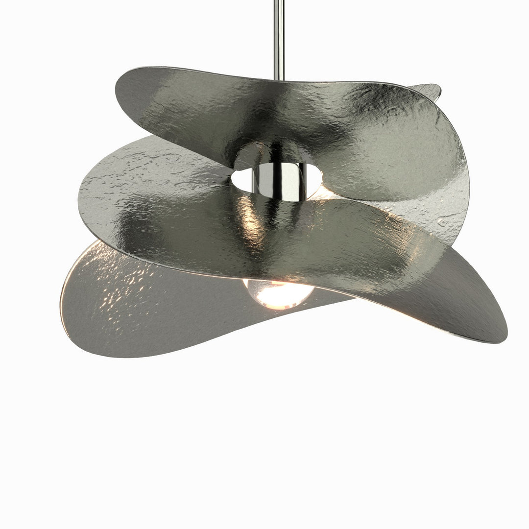 Hubbardton Forge Canada - 139450-SKT-MULT-85 - One Light Pendant - Hibiscus - Sterling