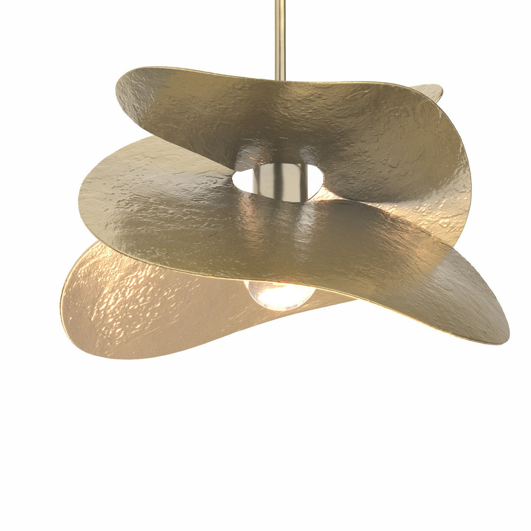 Hubbardton Forge Canada - 139450-SKT-MULT-86 - One Light Pendant - Hibiscus - Modern Brass