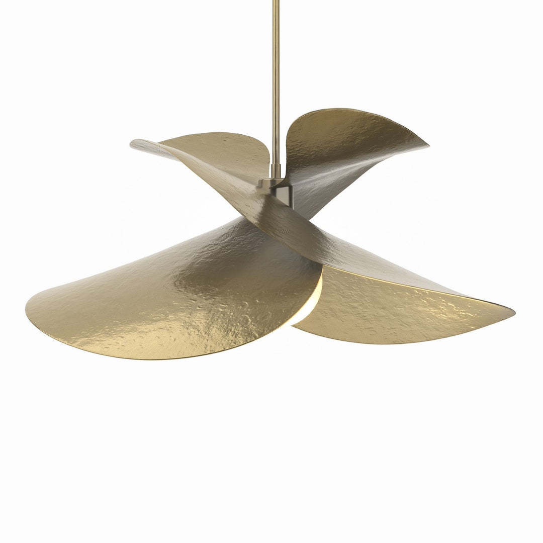 Hubbardton Forge Canada - 139455-SKT-MULT-86 - One Light Pendant - Hibiscus - Modern Brass