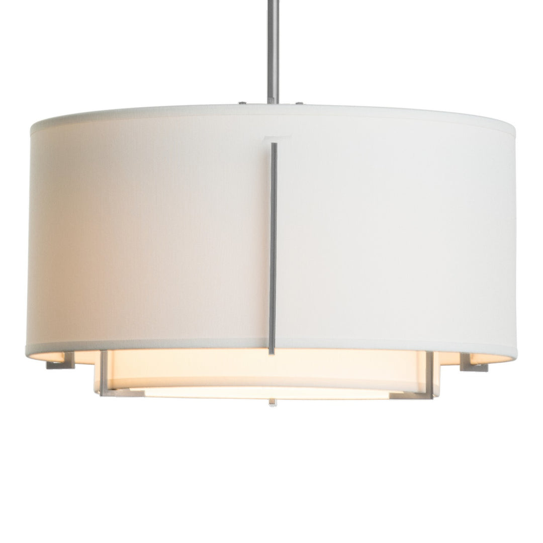 Hubbardton Forge Canada - 139602-SKT-MULT-82-SF1099-SF1590 - One Light Pendant - Exos - Vintage Platinum