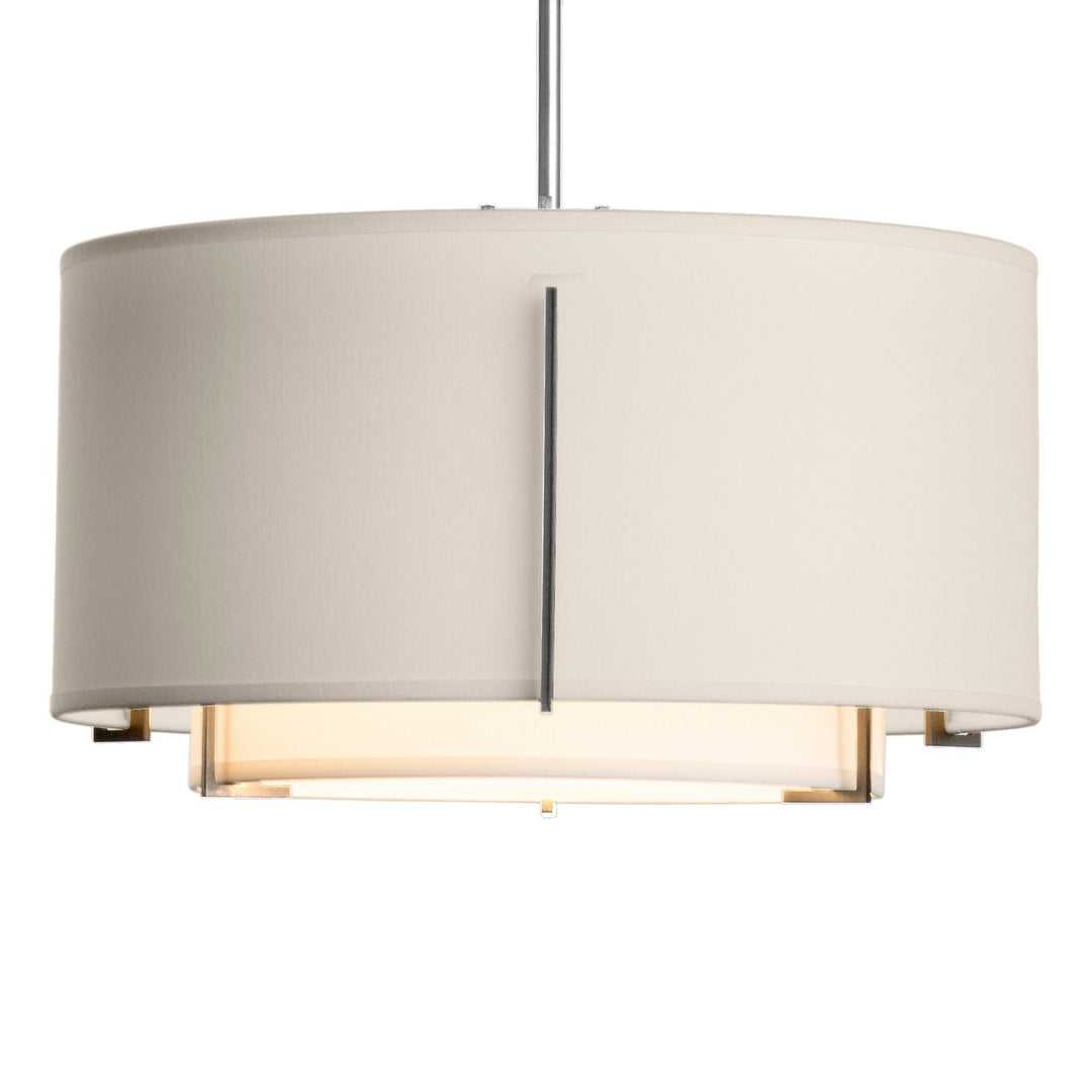 Hubbardton Forge Canada - 139602-SKT-MULT-85-SF1099-SE1590 - One Light Pendant - Exos - Sterling