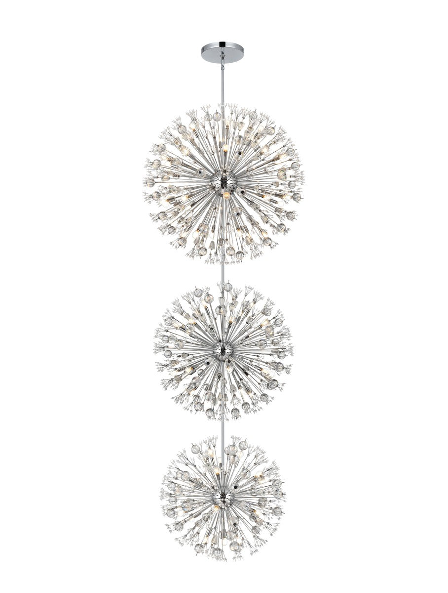 Vera 74 Light Chandelier in Chrome - available from The Lighting Shoppe, trusted by Canadian homeowners