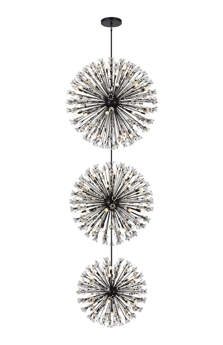 Vera 100 Light Chandelier in Black - available from The Lighting Shoppe, trusted by Canadian homeowners