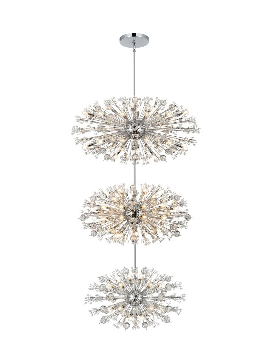 Vera 90 Light Chandelier in Chrome - available from The Lighting Shoppe, trusted by Canadian homeowners