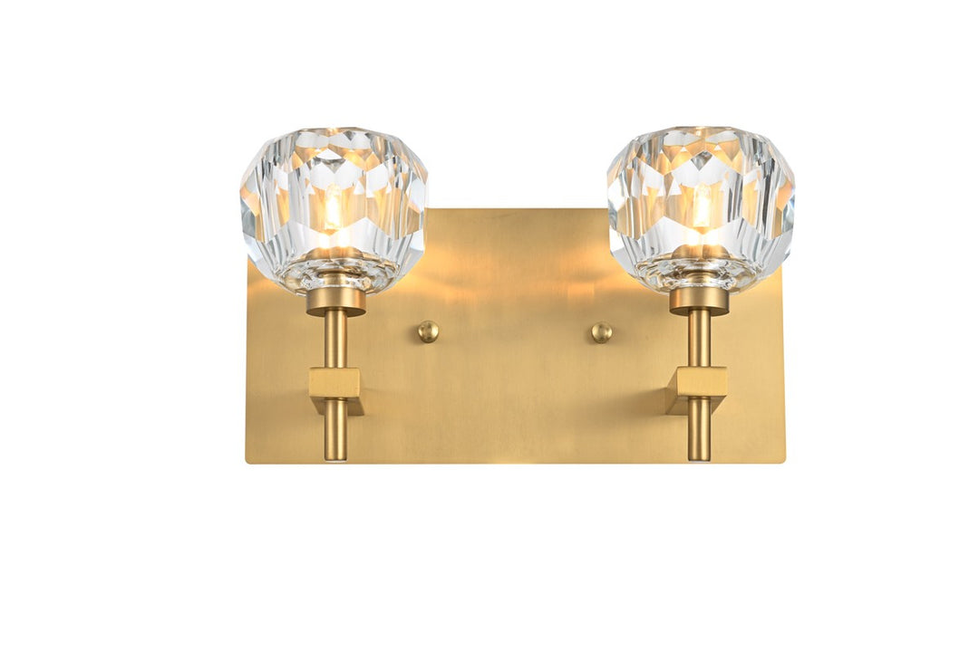 Graham Two Light Wall Sconce in Gold - available from The Lighting Shoppe, trusted by Canadian homeowners