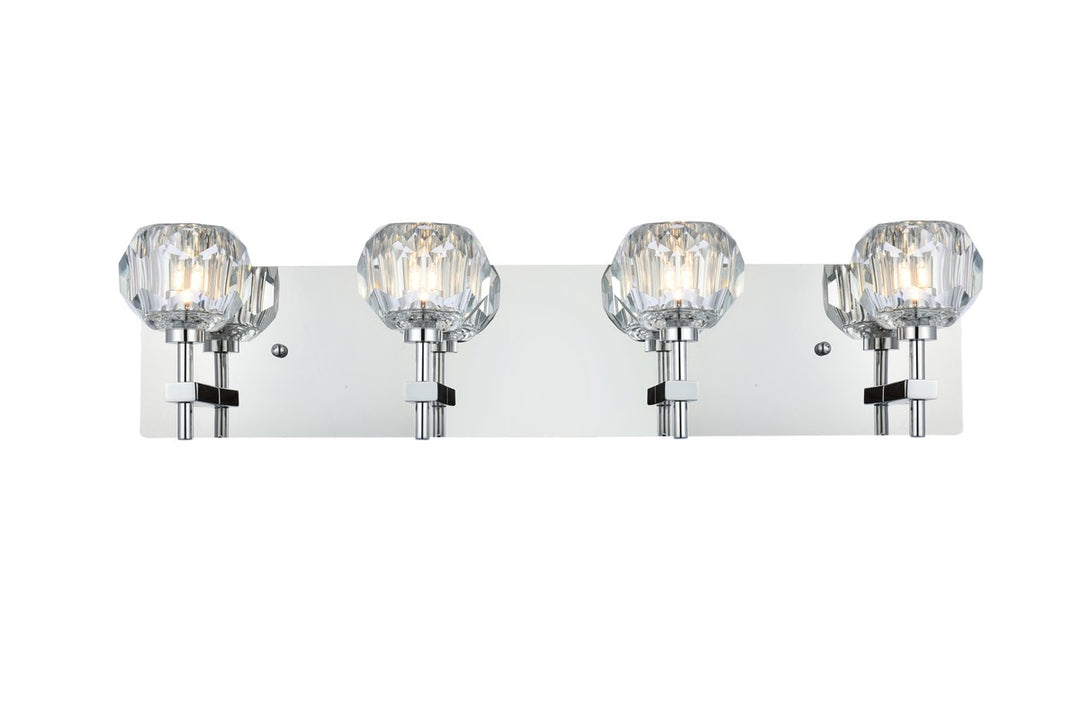 Graham Four Light Wall Sconce in Chrome - available from The Lighting Shoppe, trusted by Canadian homeowners
