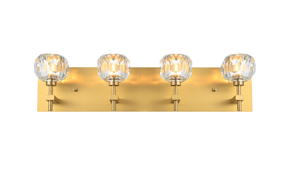 Graham Four Light Wall Sconce in Gold - available from The Lighting Shoppe, trusted by Canadian homeowners