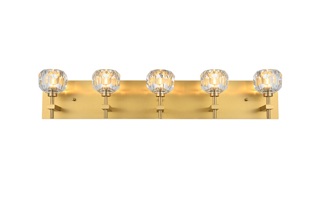 Graham Five Light Wall Sconce in Gold - available from The Lighting Shoppe, trusted by Canadian homeowners