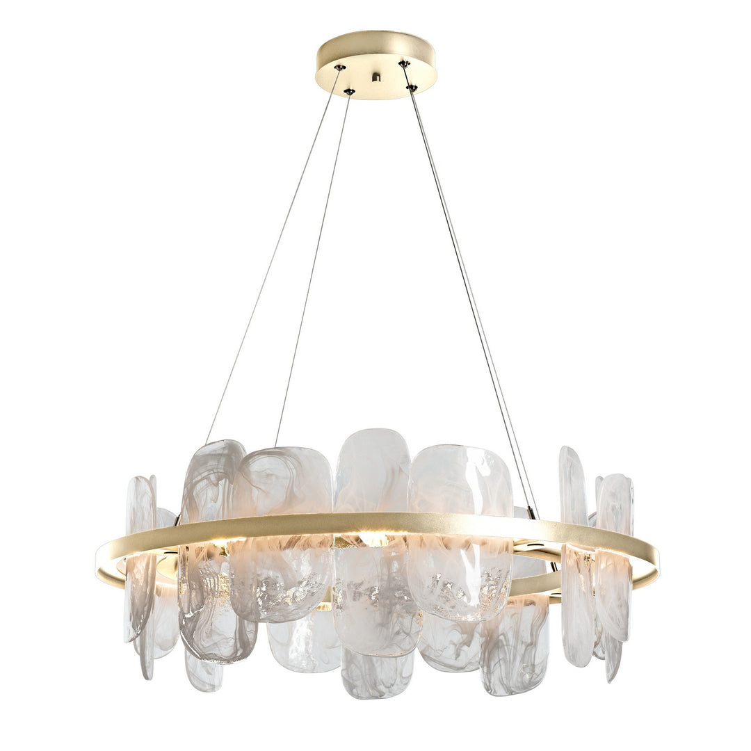 Hubbardton Forge Canada - 139660-LED-STND-86-YR0708 - LED Pendant - Vitre - Modern Brass