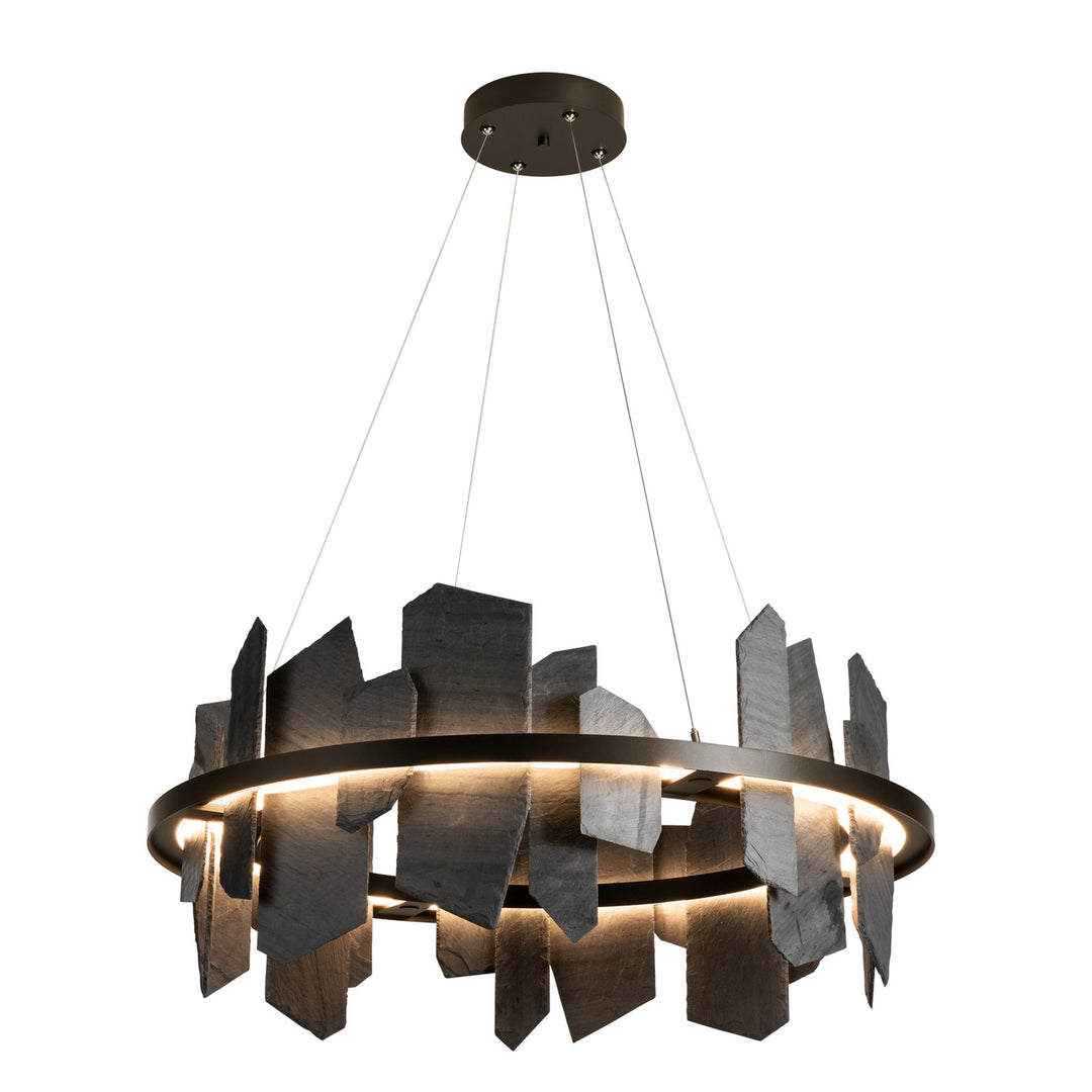 Hubbardton Forge Canada - 139665-LED-STND-14-SL - LED Pendant - Ardesia - Oil Rubbed Bronze