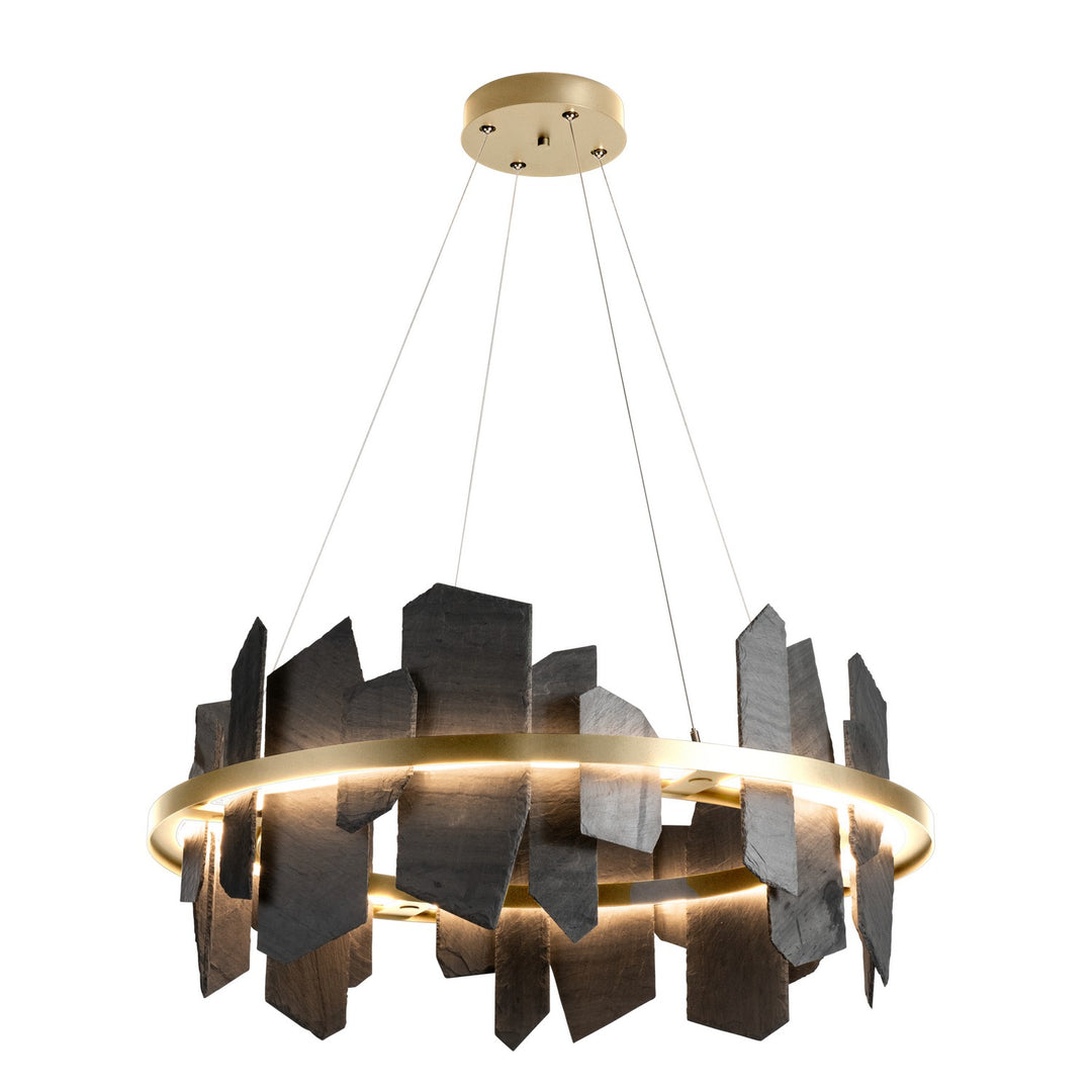 Hubbardton Forge Canada - 139665-LED-STND-86-SL - LED Pendant - Ardesia - Modern Brass