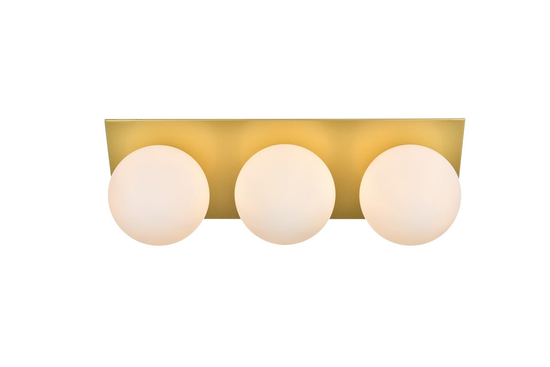 Jillian Three Light Bath Sconce in Brass - available from The Lighting Shoppe, trusted by Canadian homeowners