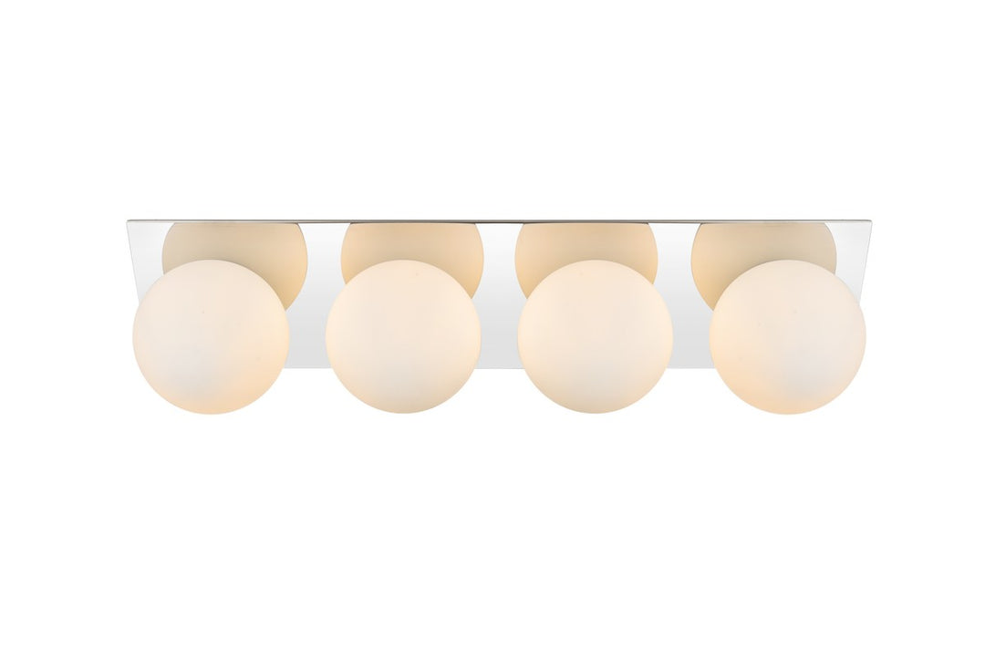 Jillian Four Light Bath Sconce in Chrome - available from The Lighting Shoppe, trusted by Canadian homeowners