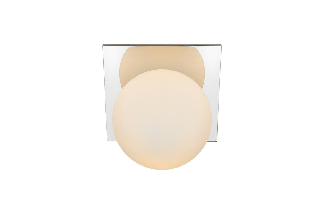 Jillian One Light Bath Sconce in Chrome - available from The Lighting Shoppe, trusted by Canadian homeowners