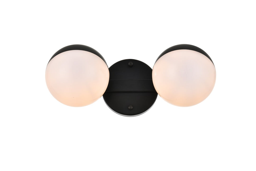 Majesty Two Light Bath Sconce in Black - available from The Lighting Shoppe, trusted by Canadian homeowners