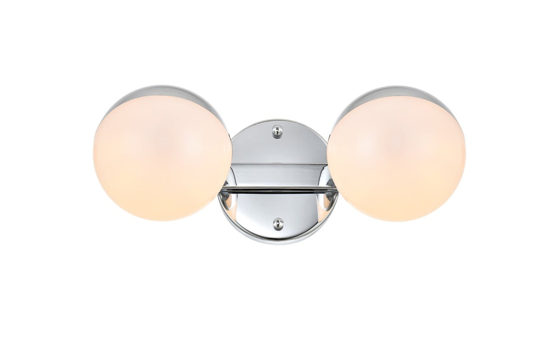Majesty Two Light Bath Sconce in Chrome - available from The Lighting Shoppe, trusted by Canadian homeowners