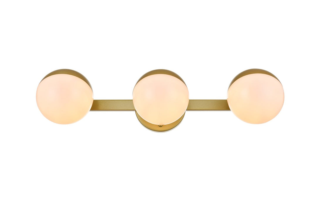 Majesty Three Light Bath Sconce in Brass - available from The Lighting Shoppe, trusted by Canadian homeowners