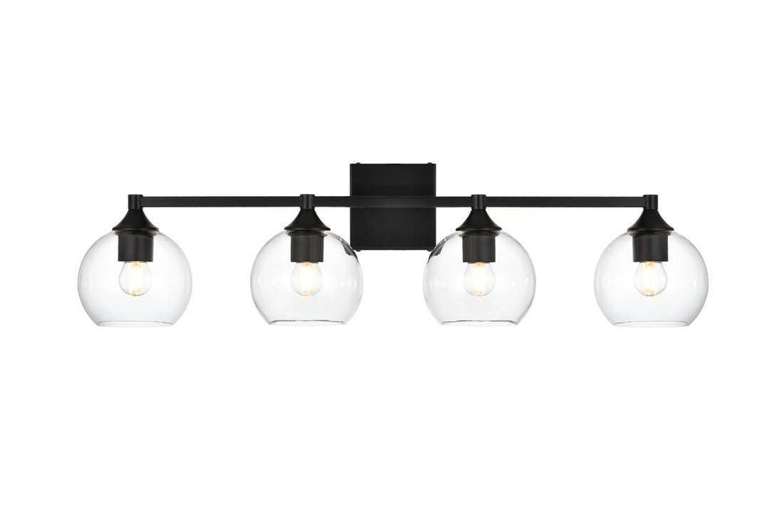 Foster Four Light Bath Sconce in Black - available from The Lighting Shoppe, trusted by Canadian homeowners