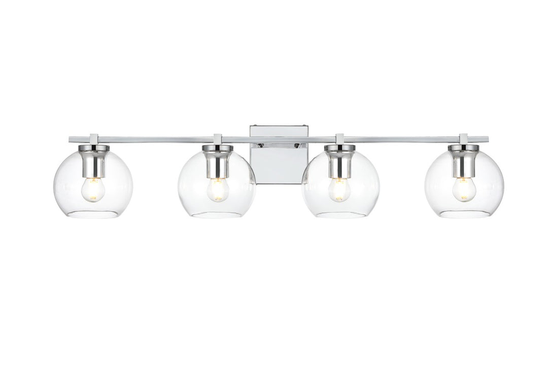 Juelz Four Light Bath Sconce in Chrome - available from The Lighting Shoppe, trusted by Canadian homeowners