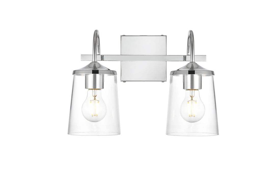 Avani Two Light Bath Sconce in Chrome - available from The Lighting Shoppe, trusted by Canadian homeowners
