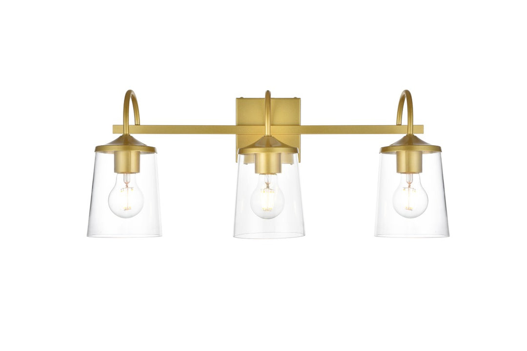 Avani Three Light Bath Sconce in Brass - available from The Lighting Shoppe, trusted by Canadian homeowners