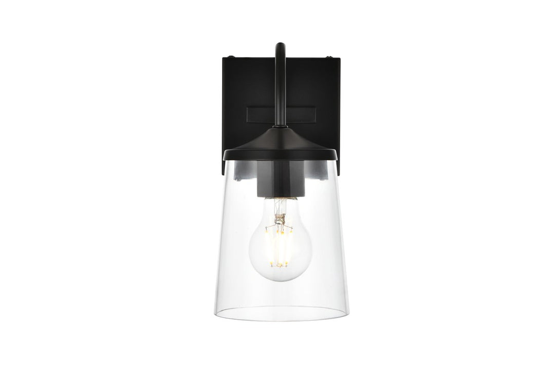 Avani One Light Bath Sconce in Black - available from The Lighting Shoppe, trusted by Canadian homeowners