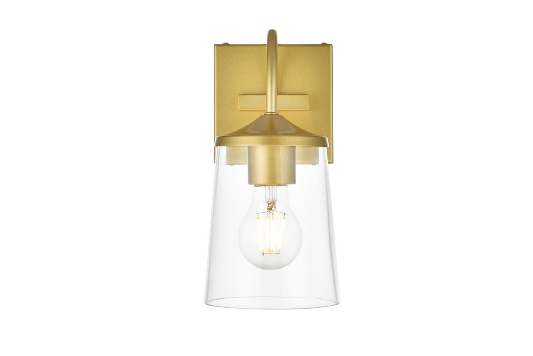 Avani One Light Bath Sconce in Brass - available from The Lighting Shoppe, trusted by Canadian homeowners