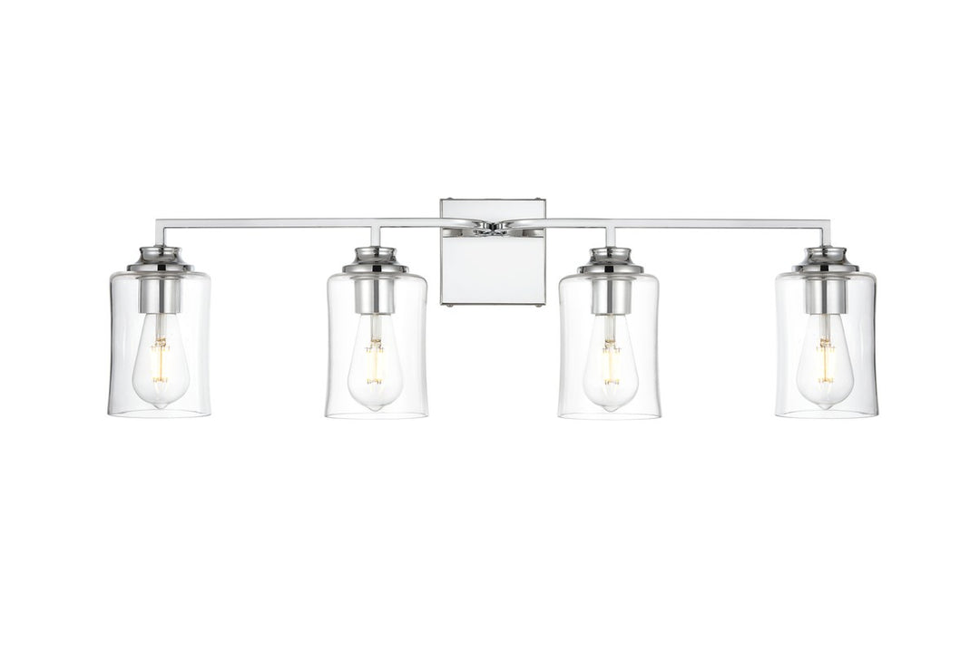 Ronnie Four Light Bath Sconce in Chrome - available from The Lighting Shoppe, trusted by Canadian homeowners