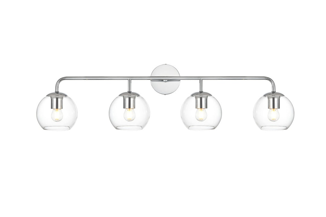 Genesis Four Light Bath Sconce in Chrome - available from The Lighting Shoppe, trusted by Canadian homeowners