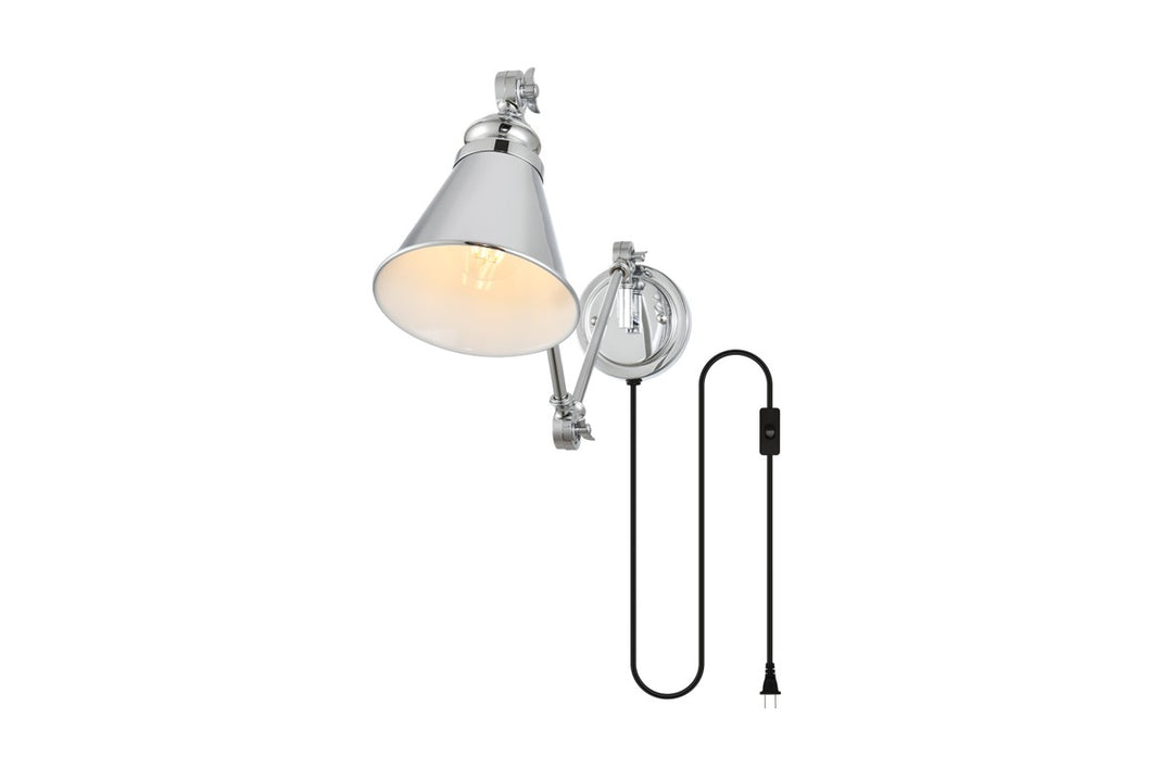 Van One Light Wall Sconce in Chrome - available from The Lighting Shoppe, trusted by Canadian homeowners