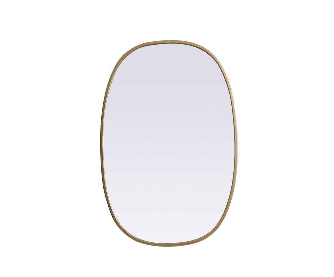 Elegant Lighting - MR2B2030BRS - Mirror - Brynn - Brass