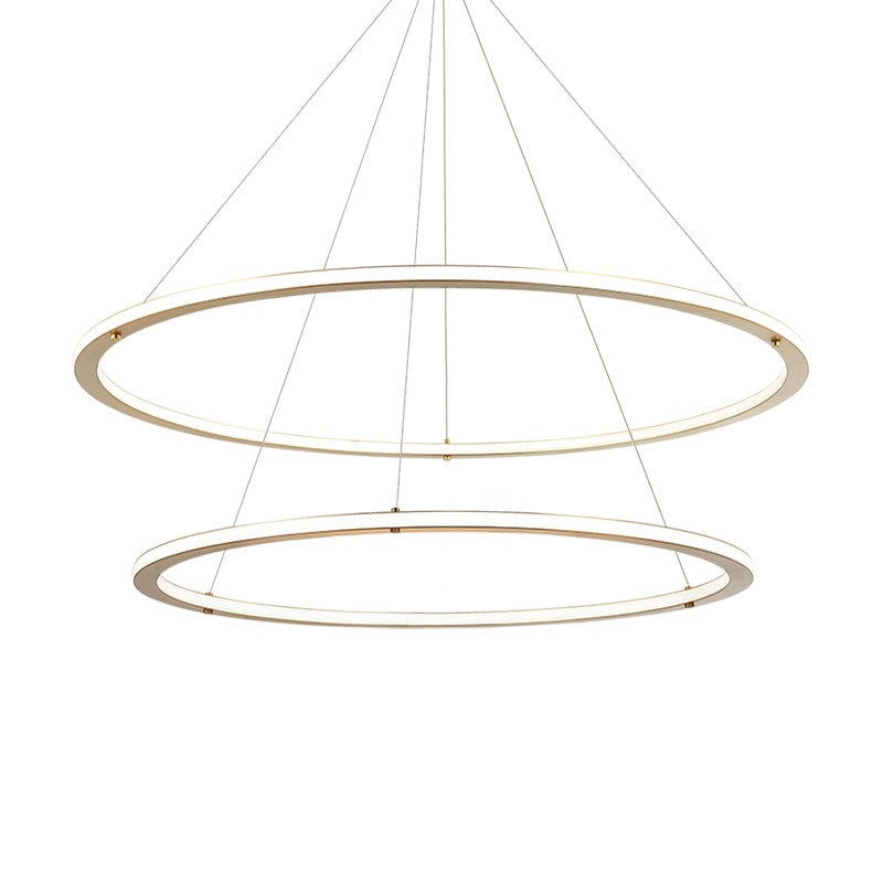 Victoria LED Pendant in Brushed Gold - available from The Lighting Shoppe, trusted by Canadian homeowners