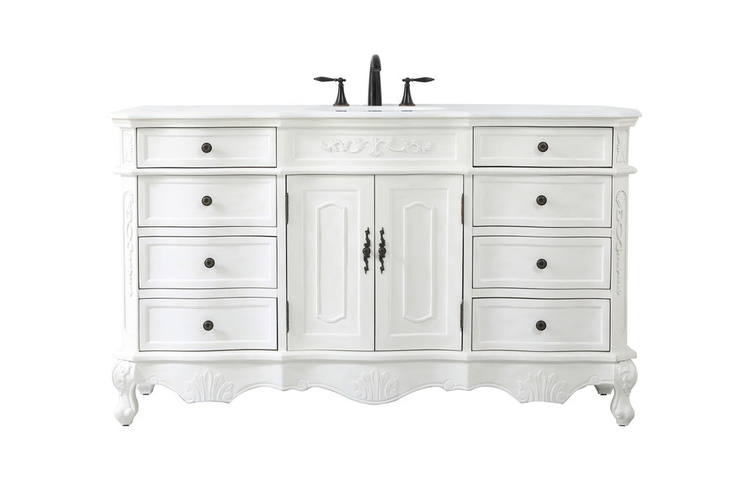 Elegant Lighting - VF10160AW-VW - Single Bathroom Vanity - Danville - Antique white