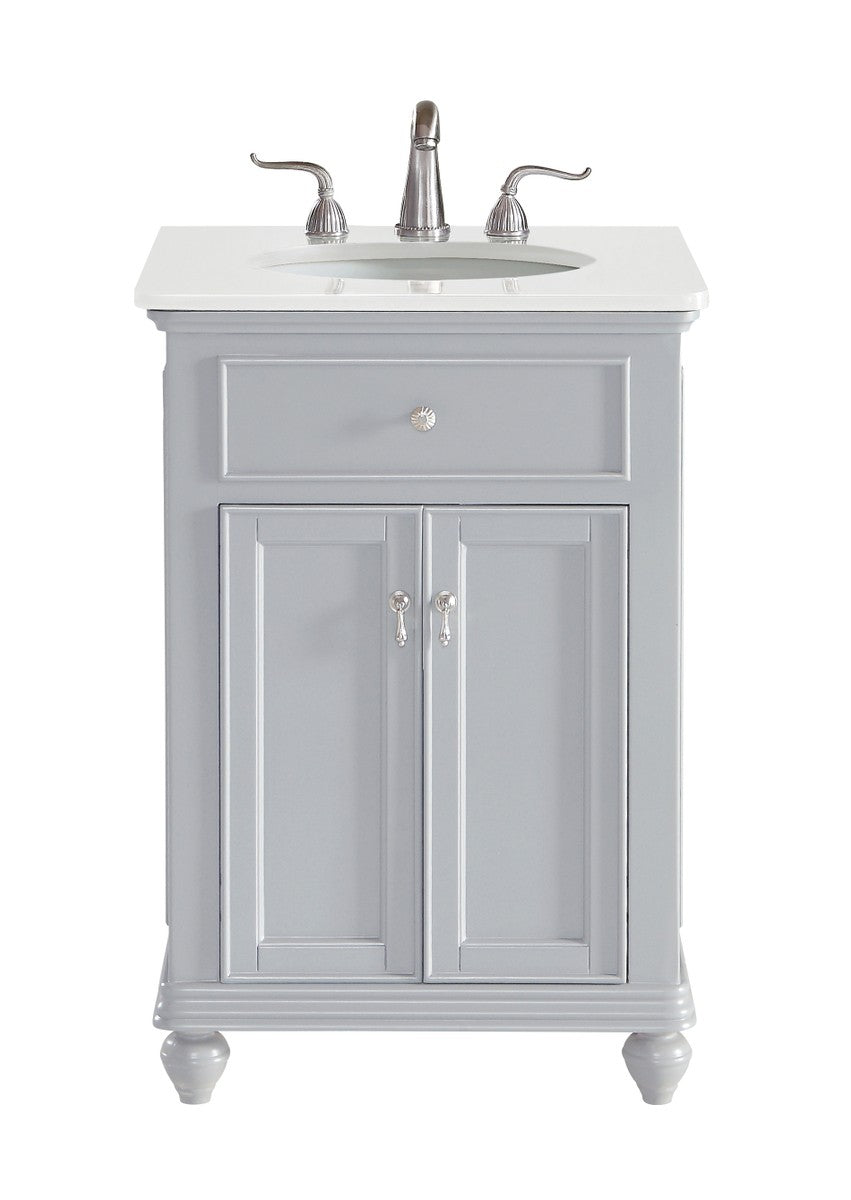 Otto Single Bathroom Vanity in Grey - available from The Lighting Shoppe, trusted by Canadian homeowners