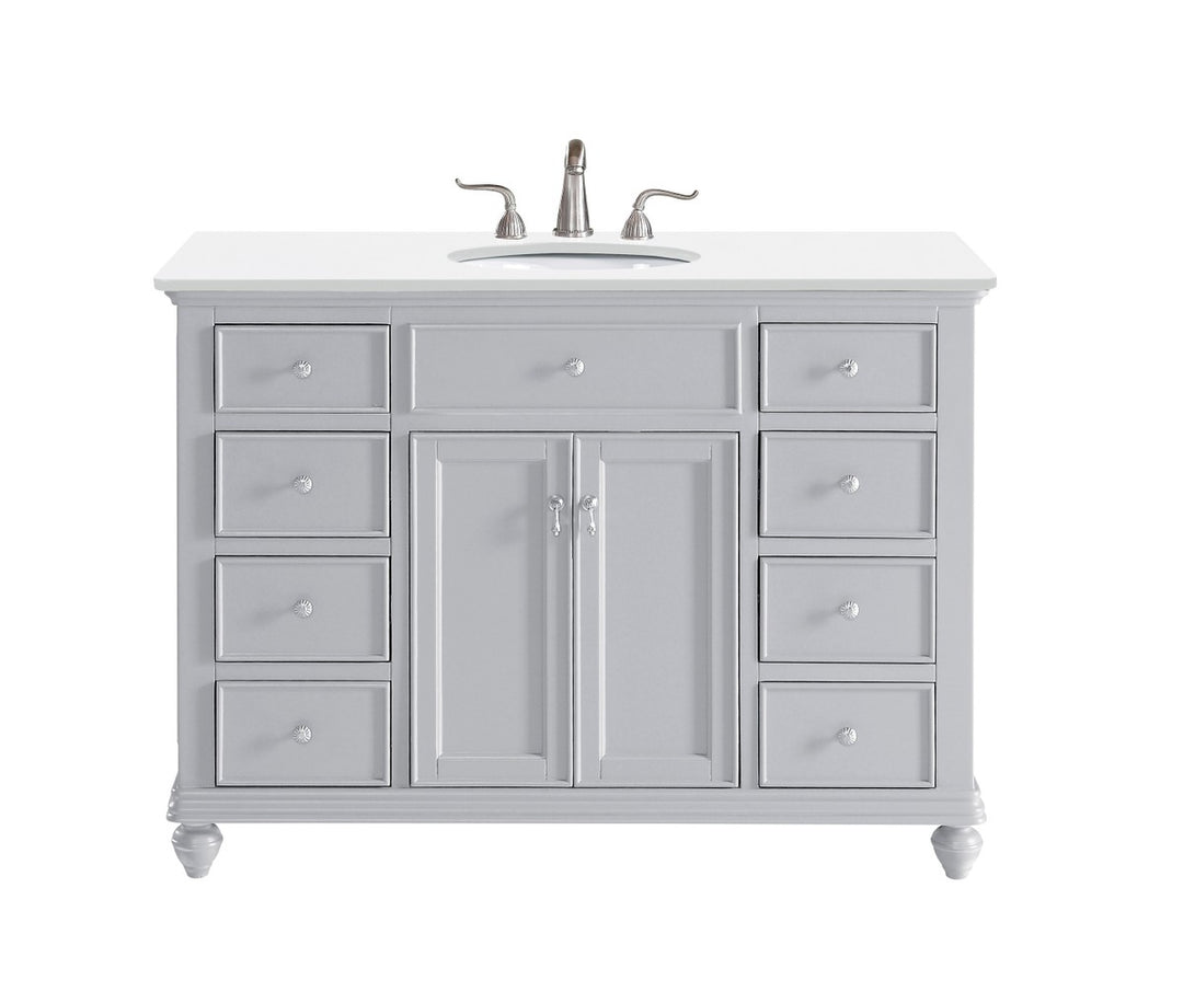 Otto Single Bathroom Vanity in Grey - available from The Lighting Shoppe, trusted by Canadian homeowners