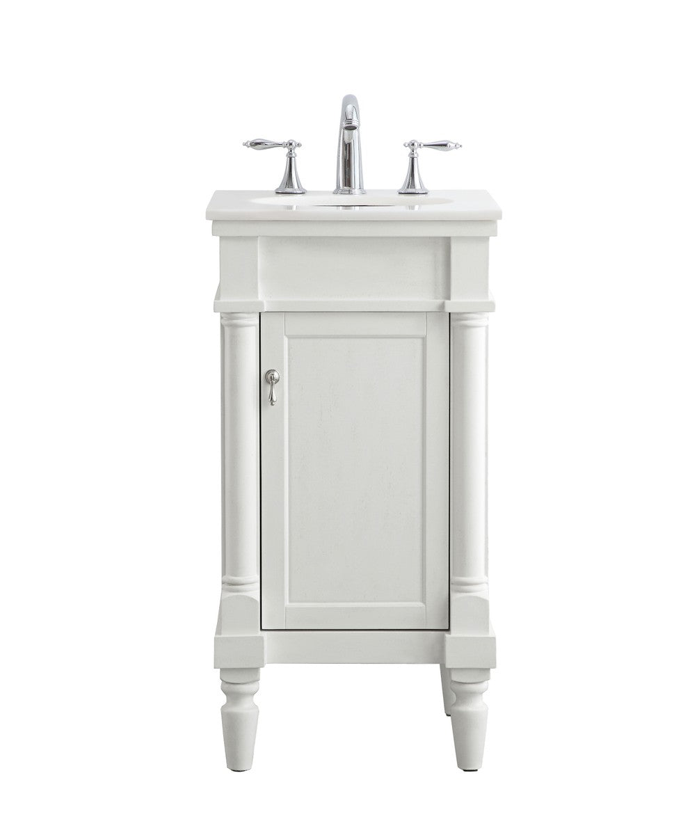 Elegant Lighting - VF13018AW-VW - Single Bathroom Vanity - Lexington - Antique white