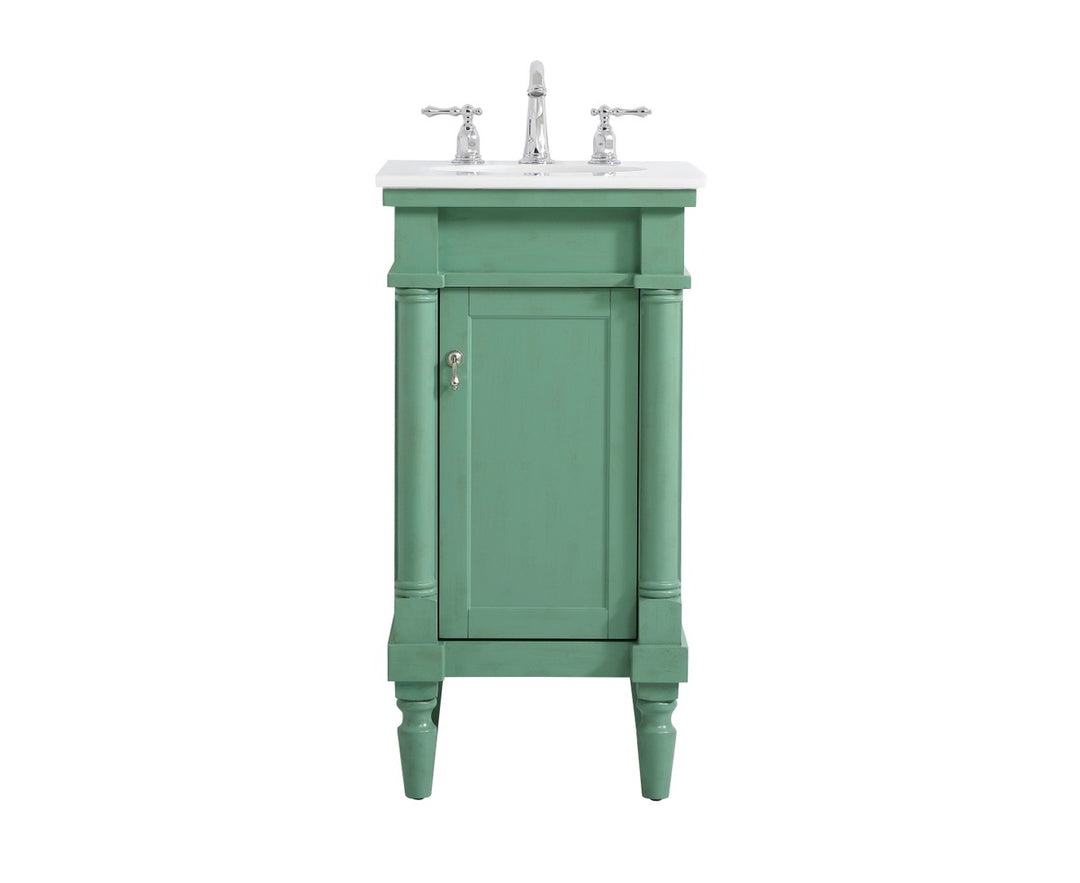 Elegant Lighting - VF13018VM-VW - Single Bathroom Vanity - Lexington - Vintage mint