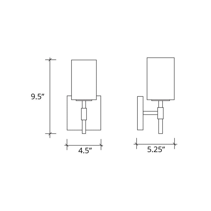 Justice Designs - ALR-8411-10-NCKL - One Light Wall Sconce - Alabaster Rocks - Brushed Nickel