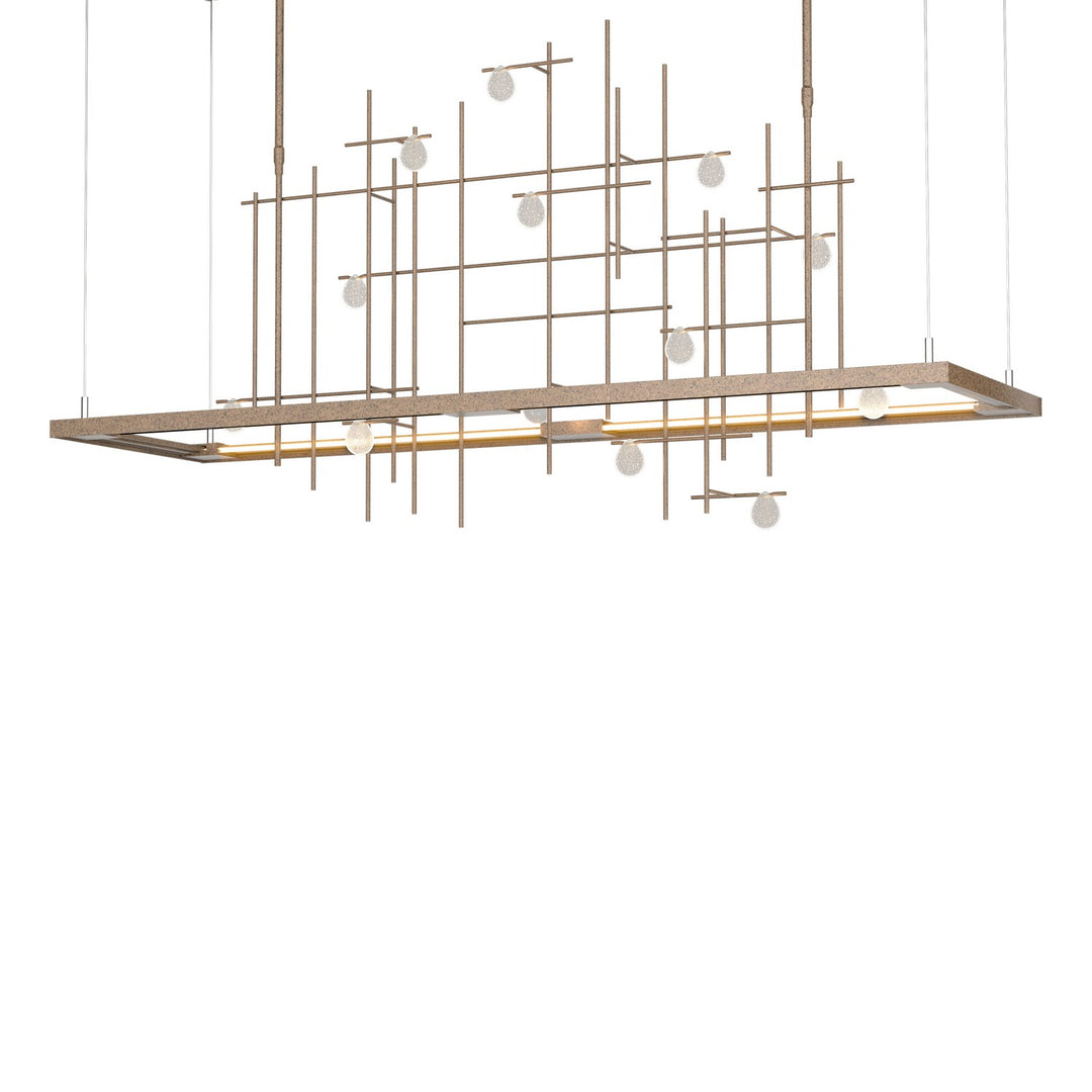 Hubbardton Forge Canada - 139752-LED-LONG-05-YG0500 - LED Pendant - Four Seasons - Bronze