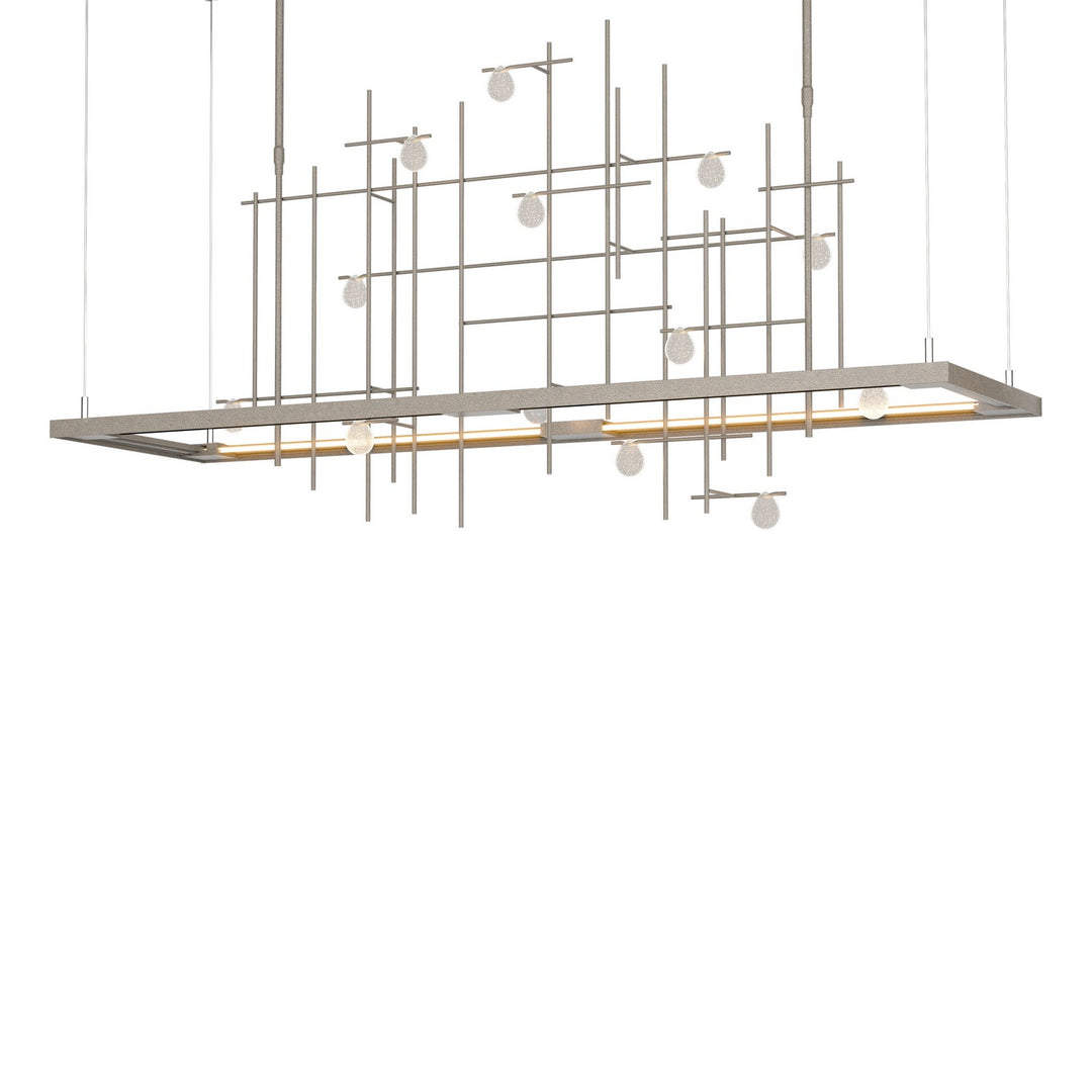 Hubbardton Forge Canada - 139752-LED-LONG-07-YG0500 - LED Pendant - Four Seasons - Dark Smoke