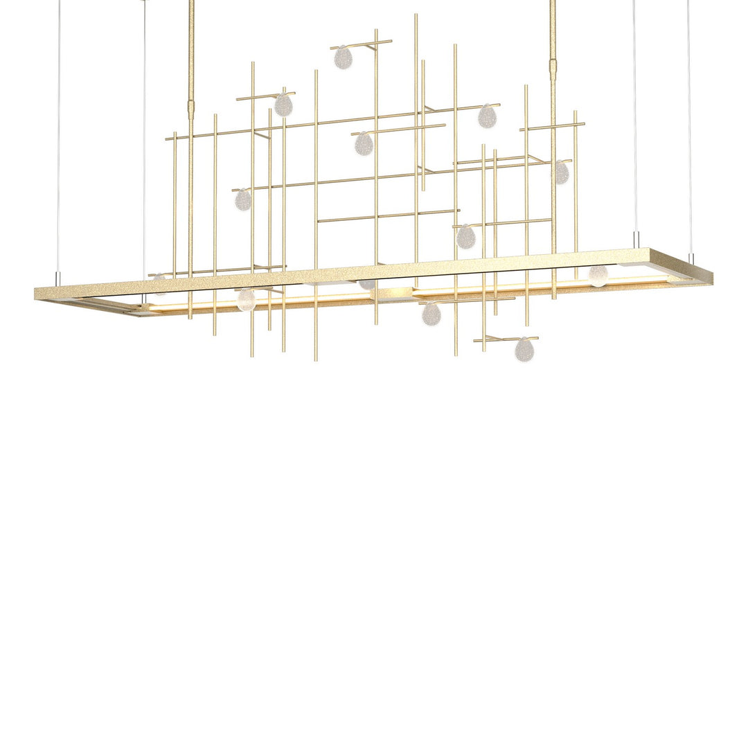 Hubbardton Forge Canada - 139752-LED-LONG-84-YG0500 - LED Pendant - Four Seasons - Soft Gold