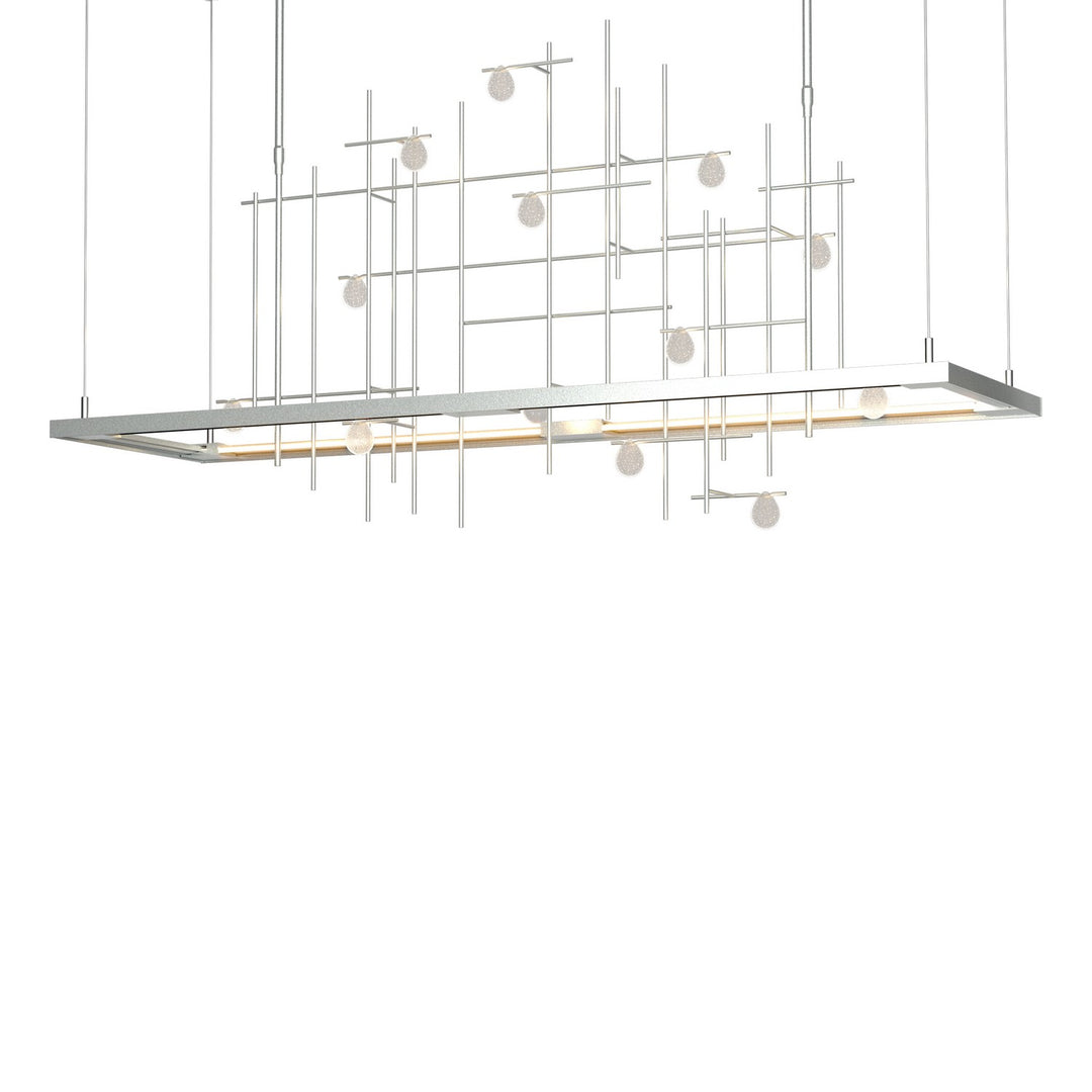 Hubbardton Forge Canada - 139752-LED-SHRT-82-YG0500 - LED Pendant - Four Seasons - Vintage Platinum