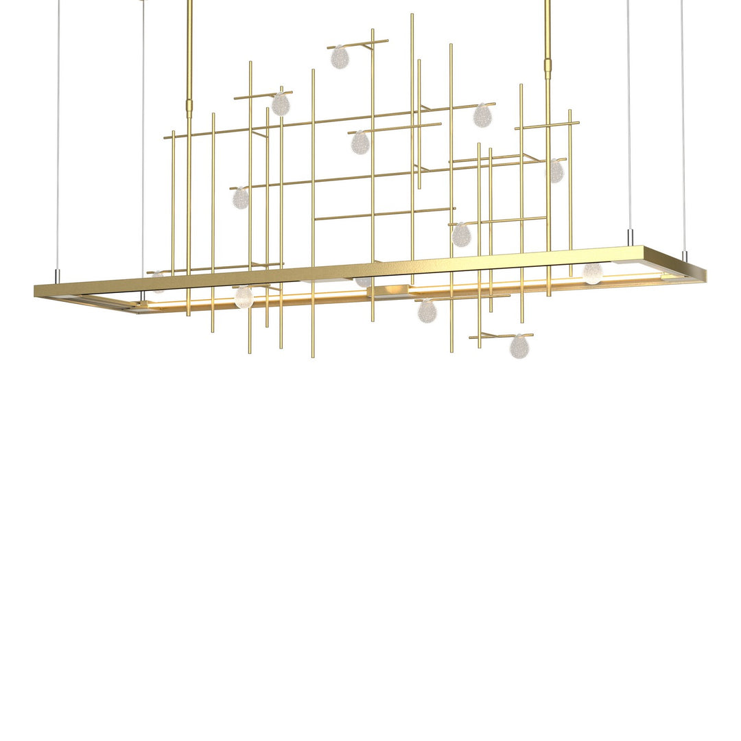 Hubbardton Forge Canada - 139752-LED-SHRT-86-YG0500 - LED Pendant - Four Seasons - Modern Brass