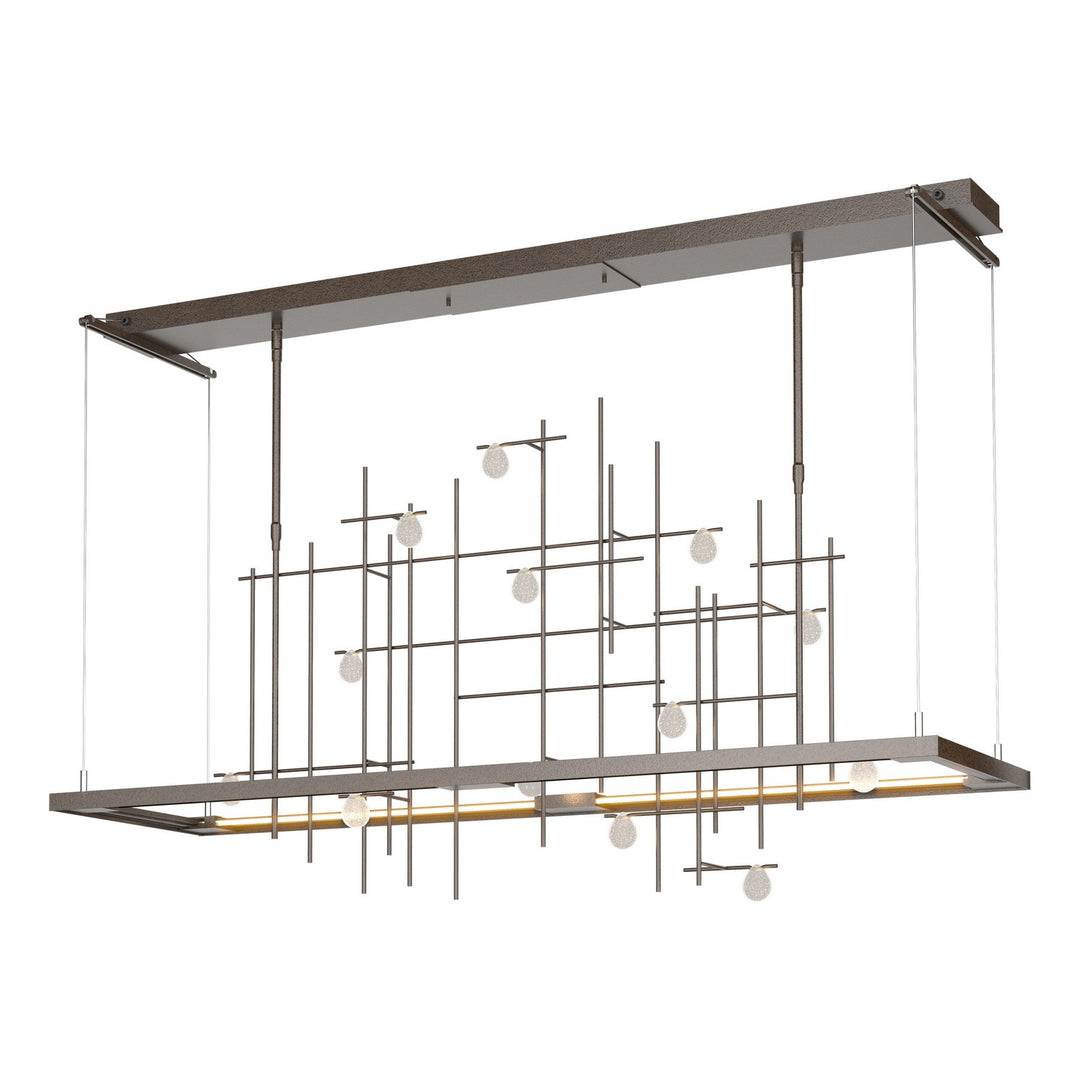 Hubbardton Forge Canada - 139752-LED-STND-14-YG0500 - LED Pendant - Four Seasons - Oil Rubbed Bronze