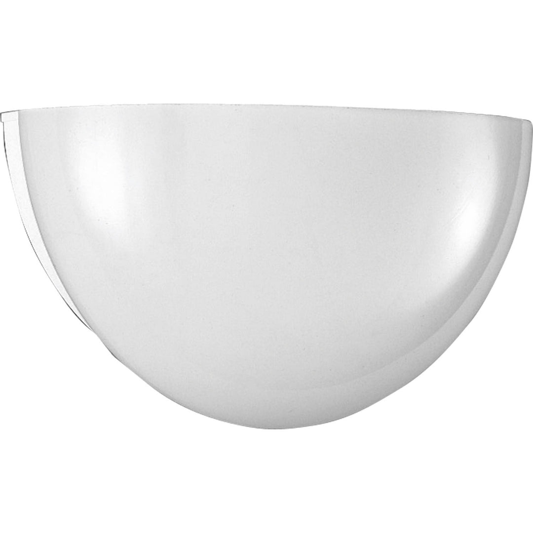 Incandescent Glass Wall Sconces One Light Wall Sconce in White - available from The Lighting Shoppe, trusted by Canadian homeowners