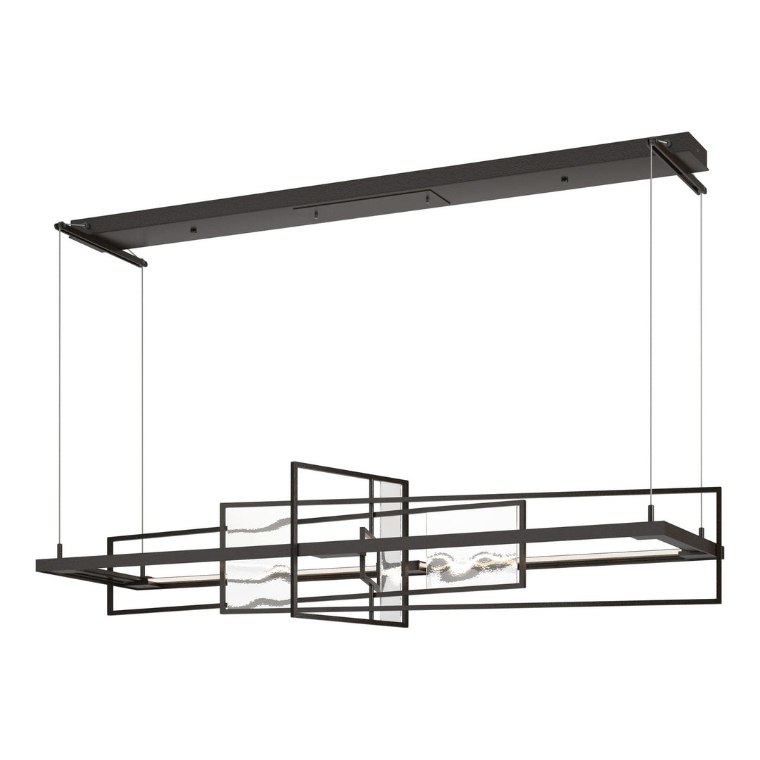 Hubbardton Forge Canada - 139754-LED-STND-14-AQ - LED Pendant - Four Seasons - Oil Rubbed Bronze