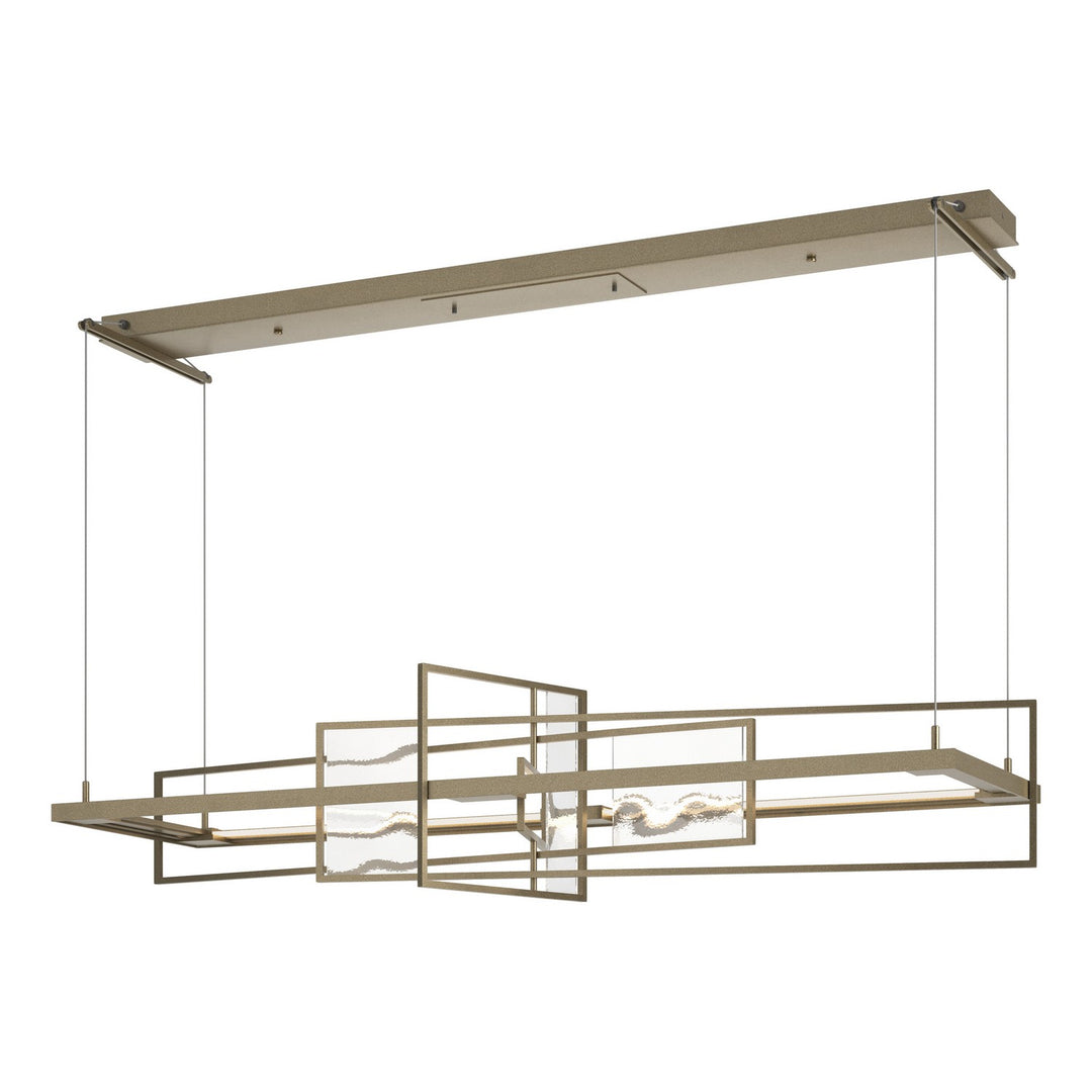 Hubbardton Forge Canada - 139754-LED-STND-84-AQ - LED Pendant - Four Seasons - Soft Gold